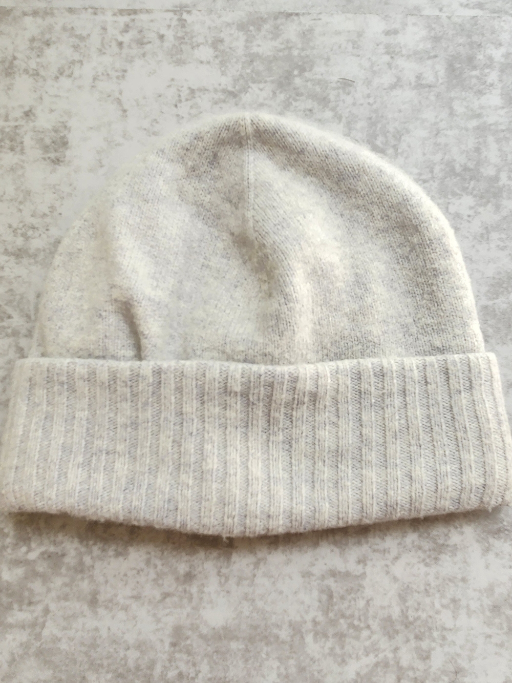 Madewell Womens Wool Blend Beanie Hat OS Light Gray Minimalist Gorpcore